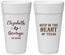 Personalized Wedding 24 oz Foam Cups - Deep In The Heart Of Texas | 237