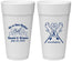 Personalized Wedding 24 oz Foam Cups - Been Hooked Fishing | 238
