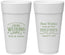 Personalized Wedding 24 oz Foam Cups - Best Wishes Mr And Mrs | 242