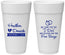 Personalized Wedding 24 oz Foam Cups - I Do Free Booze | 243