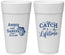 Personalized Wedding 24 oz Foam Cups - Catch Of A Lifetime Fish | 246