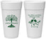 Personalized Wedding 24 oz Foam Cups - Two Little Love Birds | 249