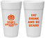 Personalized Halloween 24 oz Foam Cups - Scary Pumpkin | 250008