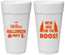 Personalized Halloween 24 oz Foam Cups - Boo | 250016