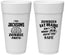 Personalized Halloween 24 oz Foam Cups - Zombie Brain | 250026