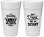 Personalized Halloween 24 oz Foam Cups - Eat Drink Be Scary | 250033