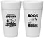 Personalized Halloween 24 oz Foam Cups - Boos And Booze | 250041