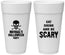 Personalized Halloween 24 oz Foam Cups - Eat Drink Be Scary | 250059
