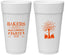 Personalized Halloween 24 oz Foam Cups - Graveyard Shift | 250076