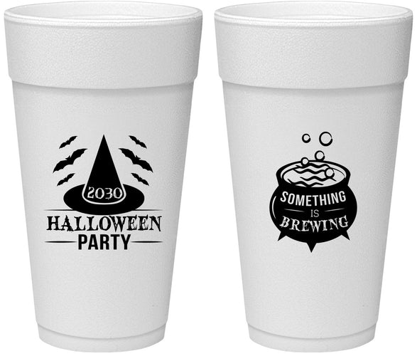 Personalized Halloween 24 oz Foam Cups - Witch | 250085