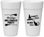 Personalized Halloween 24 oz Foam Cups - Black Cats | 250087