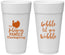 Personalized Thanksgiving 24 oz Foam Cups - Gobble Til You Wobble | 260004
