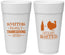 Personalized Thanksgiving 24 oz Foam Cups - Lets Get Basted | 260008