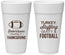 Personalized Thanksgiving 24 oz Foam Cups - Football Turkey | 260010