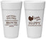 Personalized Thanksgiving 24 oz Foam Cups - Gobble Gobble | 260022