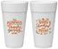 Personalized Thanksgiving 24 oz Foam Cups - Grateful Blessed | 260028