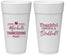 Personalized Thanksgiving 24 oz Foam Cups - Thankful Stuffed | 260029