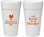 Personalized Thanksgiving 24 oz Foam Cups - Eat Drink Thankful | 260036