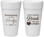 Personalized Thanksgiving 24 oz Foam Cups - Turkey Stuffed | 260038