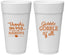 Personalized Thanksgiving 24 oz Foam Cups - Gobble Gobble | 260044