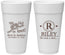 Personalized Wedding 24 oz Foam Cups - We Tied The Knot | 263