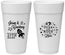Personalized Wedding 24 oz Foam Cups - Over The Moon In Love | 267