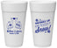 Personalized Wedding 24 oz Foam Cups - Christmas Snow | 268