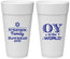 Personalized Hanukkah 24 oz Foam Cups - Oy To The World | 270000