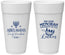 Personalized Hanukkah 24 oz Foam Cups - Menorah Latkes | 270019