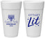 Personalized Hanukkah 24 oz Foam Cups - Lets Get Lit | 270020