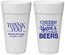 Personalized Wedding 24 oz Foam Cups - Cheers Years Cold Beers | 271
