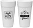 Personalized Wedding 24 oz Foam Cups - Let Love Glow | 273