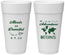 Personalized Wedding 24 oz Foam Cups - The Adventure Begins | 276