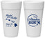 Personalized Wedding 24 oz Foam Cups - The Adventure Begins | 278