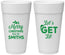 Personalized Christmas 24 oz Foam Cups - Lets Get Lit | 280001