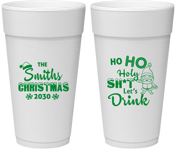 Personalized Christmas 24 oz Foam Cups - Elf | 280009