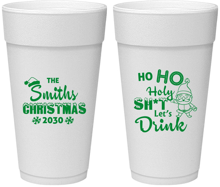 Personalized Christmas 24 oz Foam Cups - Elf | 280009