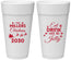 Personalized Christmas 24 oz Foam Cups - Eat Drink And Be Jolly | 280010