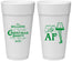 Personalized Christmas 24 oz Foam Cups - Lit Af | 280011