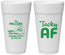 Personalized Christmas 24 oz Foam Cups - Tacky Af | 280017