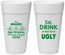 Personalized Christmas 24 oz Foam Cups - Ugly Sweater | 280023