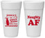Personalized Christmas 24 oz Foam Cups - Eat Drink Be Ugly | 280024