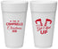 Personalized Christmas 24 oz Foam Cups - Lets Get Elfed Up | 280036