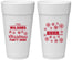 Personalized Christmas 24 oz Foam Cups - Snowflakes | 280042