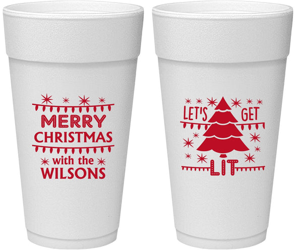 Personalized Christmas 24 oz Foam Cups - Nutcracker | 280052