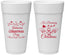 Personalized Christmas 24 oz Foam Cups - Wine | 280068
