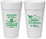 Personalized Christmas 24 oz Foam Cups - Texas | 280077