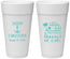 Personalized Wedding 24 oz Foam Cups - Sandy Feet Salty Kisses | 290