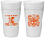 Personalized Wedding 24 oz Foam Cups - Til Death Do Us Part | 297