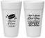 Personalized Wedding 24 oz Foam Cups - Hockey | 300